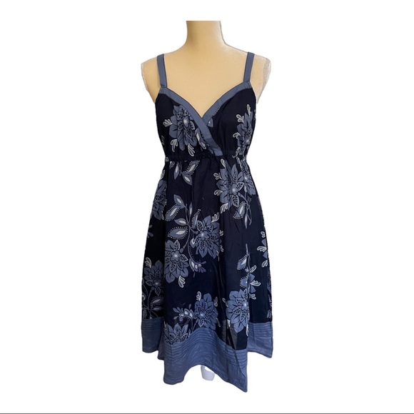 Bass Dresses & Skirts - NWT Bass Dress Blue with Straps Cotton Sundress Size 10